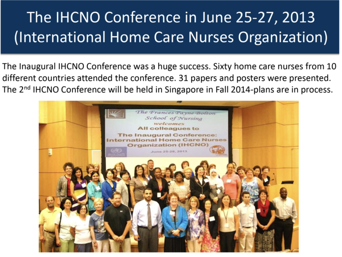 2013 IHCNO Conference